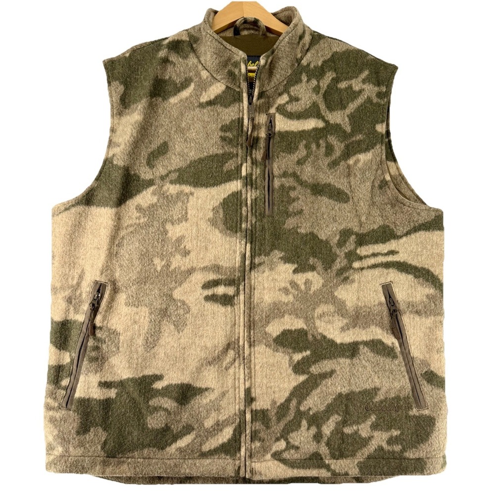Cabelas Outfitters Wooltimate Vest Mens XL‎ 4Most Windshear Camo Hunting Vest
